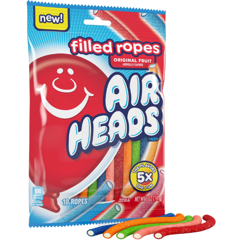 Airheads Filled Ropes (Peg Bag) Original Fruits