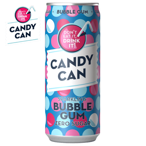 Candy Can Bubblegum 12X330Ml
