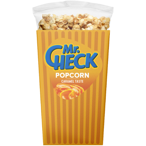 Mr Check Caramel Popcorn