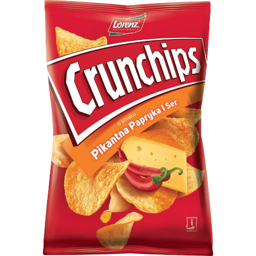 Crunchips Paprika Cheese 8X140G