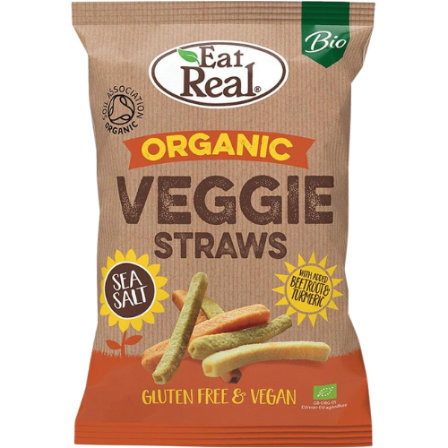 Eat Real *Organic* Veggie Straws 10X100G