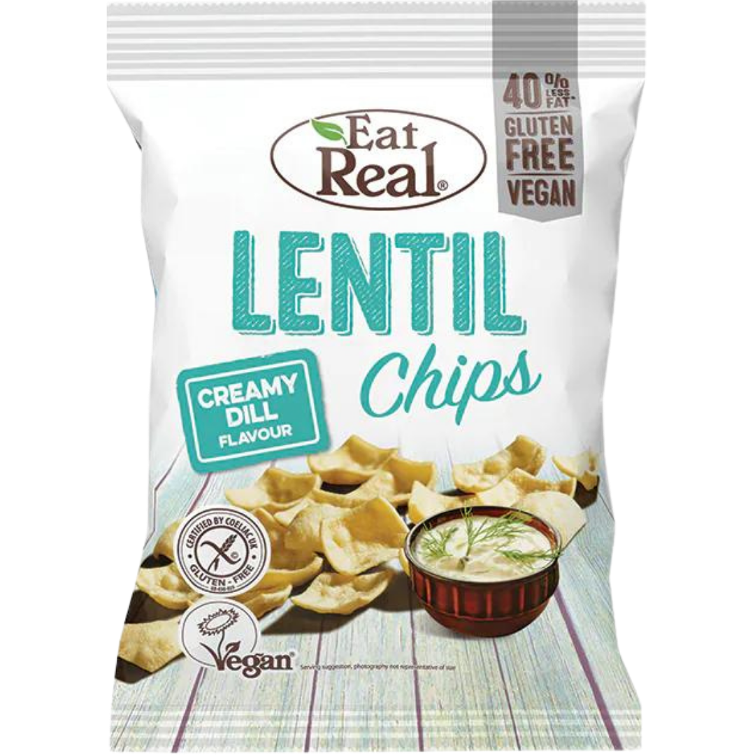 Eat Real Lentil Creamy Dill 10X113G