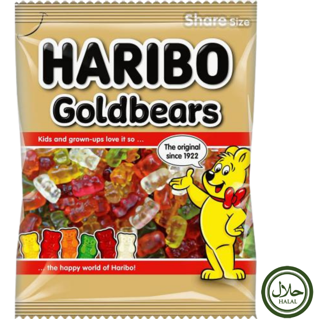 Haribo Halal Gold Bears 36X80G