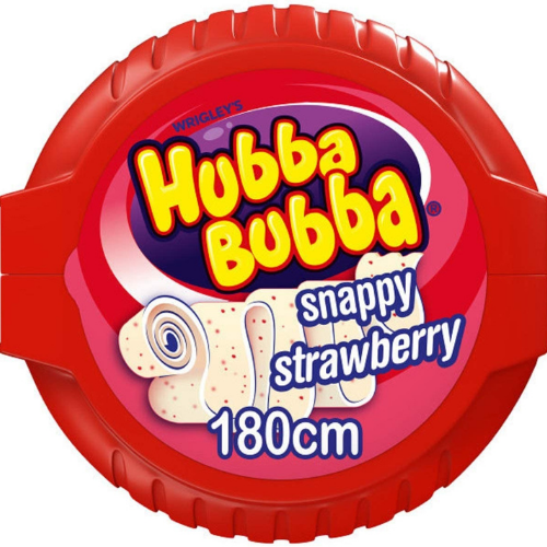 Hubba Bubba Mega Snappy Stawberry 12X56G