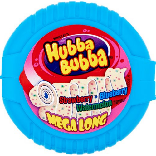 Hubba Bubba Mega Stawberry Blueberry Watermelon 12X56G