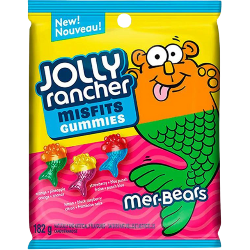 Jolly Rancher Misfits Mer-Bears Peg Bag 10x182g