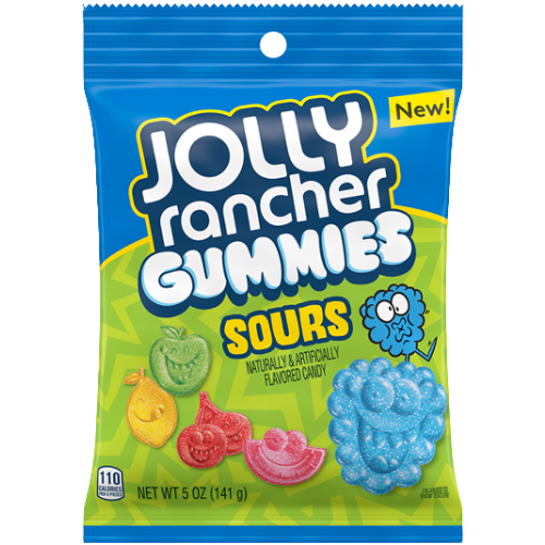Jolly Rancher Gummies Sours 12x141g (5oz)