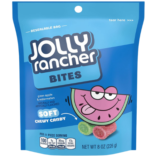 Jolly Rancher Fruit Bites Apple & Watermelon Bag