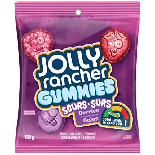 Jolly Rancher Gummies Sours Berries