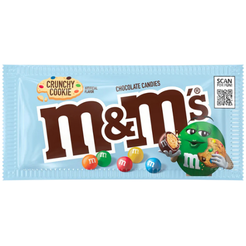 M&Ms Chocolate Candies Crunchy Cookie