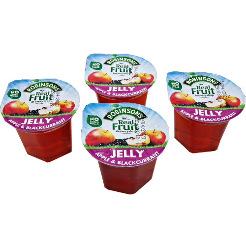 Robinsons Apple & Blackcurrant Jelly Pots (4Pk)