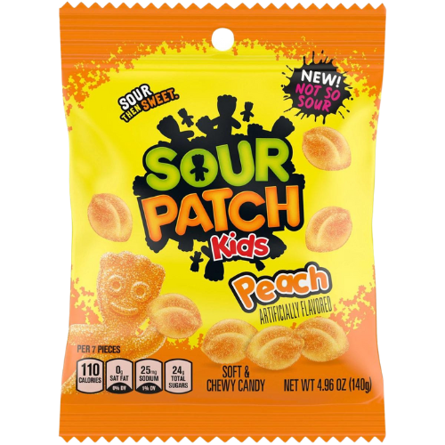 Sour Patch Kids Peach 12X101G (Bag)