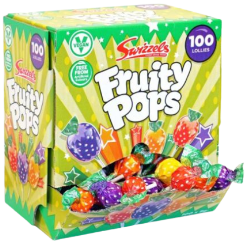 Swizzels Fruity Pops Dispenser 100x12g