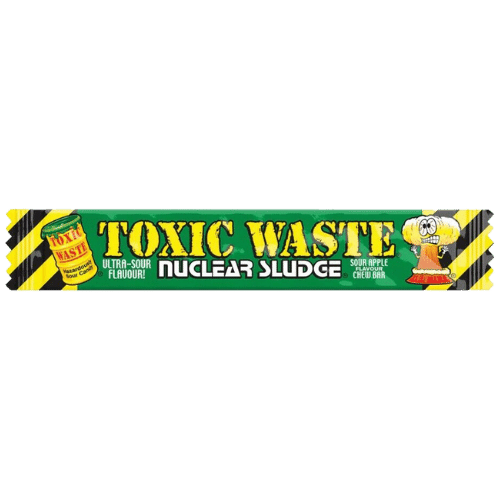 Toxic Waste Sour Apple Chew Bars 50X20G