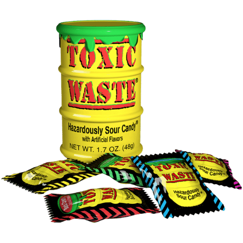 Toxic Waste Yellow Drum 12X42G